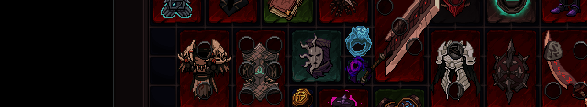 Hero Siege loot scene
